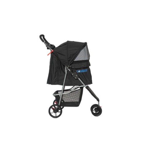 Tommy Evcil Hayvan Arabası Siyah 81x45.5x101 Cm Max 15 Kg - 1