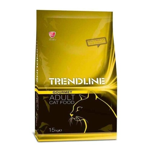 Trendline Gourmet Renkli Karışık Yetişkin Kedi Maması 15 kg - 1