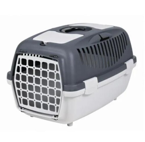 Trixie Pet Taşıma Çantası XS-S 37x34x55cm Koyu Gri-Açık Gri - 1