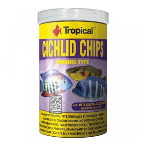 Tropical Cichlid Chips Çiklit Balık Yemi 520 Gr - TROPICAL