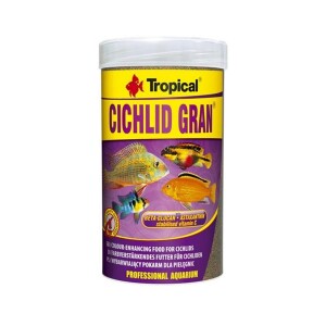 Tropical Cichlid Gran Granül Çiklit Balığı Yemi 550 Gr - TROPICAL