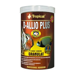 Tropical D-Allio Plus Gran Sarımsaklı Granül Yem 60 Gr - TROPICAL