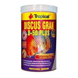 Tropical Discus Gran D-50 Plus Renk Arttırıcı Discus Balık Yemi 110 Gr - TROPICAL
