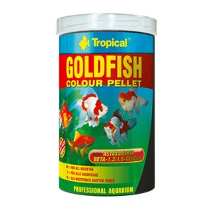 Tropical Goldfish Colour Pellet Pelet Japon Balığı Yemi 36 Gr - TROPICAL