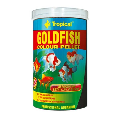 Tropical Goldfish Colour Pellet Pelet Japon Balığı Yemi 36 Gr - 1