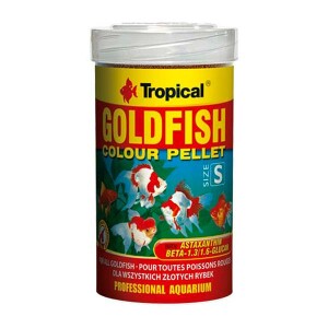 Tropical Goldfish Colour Pellet Size S Pelet Japon Balığı Yemi 110 Gr - TROPICAL