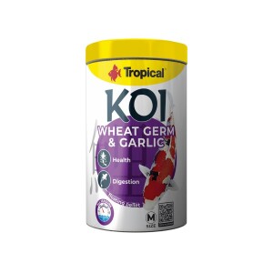 Tropical Koi Wheat Germ&Garlic Pellet Size M Koi Balığı Yemi 320 Gr - TROPICAL