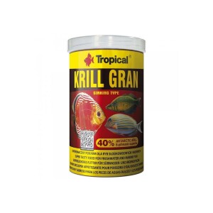 Tropical Krill Gran Renk Arttırıcı Granül Balık Yemi 135 Gr - TROPICAL