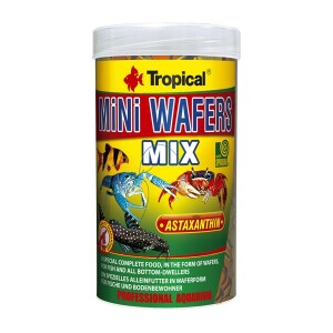 Tropical Mini Wafers Mix Vatoz ve Çöpçü Balığı Yemi 55 Gr - TROPICAL