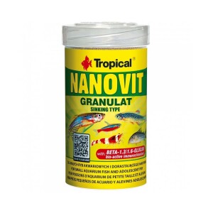 Tropical Nanovit Granulat Granül Balık Yemi 70 Gr - TROPICAL