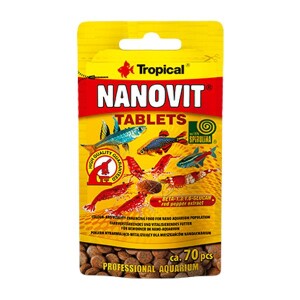 Tropical Nanovit Tablets Tablet Balık Yemi 10 Gr - TROPICAL