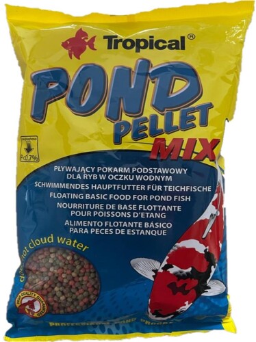 Tropical Pond Pellet Mix Worms Pelet Balık Yemi 130 Gr - 1