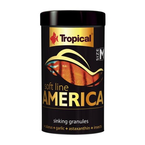 Tropical Soft Line America Size M Yumuşak Balık Yemi 60 Gr - 1