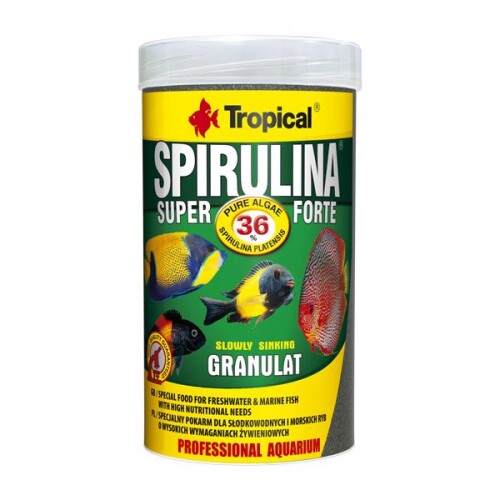 Tropical Spirulina Forte Gran Bitkisel Balık Yemi 150 Gr - 1