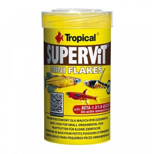 Tropical SuperVit Mini Flakes Pul Balık Yemi 44 Gr - TROPICAL