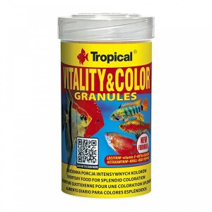 Tropical Vitality&Color Granules Renk Arttırıcı Granül Balık Yemi 64 Gr - TROPICAL
