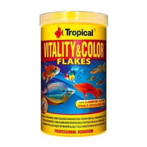 Tropical Vitality&Color Renk Arttırıcı Pul Balık Yemi 50 Gr - TROPICAL