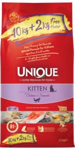 Unique Kitten Somonlu Yavru Kedi Maması 10 kg + 2 kg - Unique