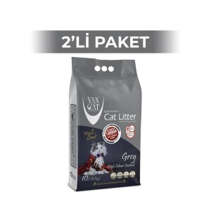 Van Cat Aktif Karbonlu İnce Taneli Topaklanan Bentonit Kedi Kumu 10 Lt X 2 Adet - Van Cat