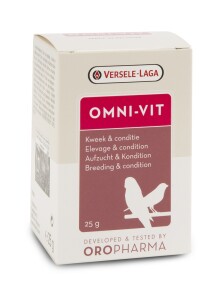 Versele Laga Oropharma Omnı-vıt Kuşlar İçin Üreme Kondisyon Vitamin 25 Gr - Versele Laga