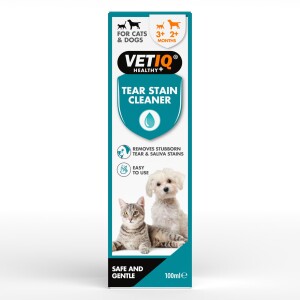 Vet IQ Tear Stain Remover Kedi ve Köpek Gözyaşı Leke Çıkarıcı 100 ml - Vet IQ