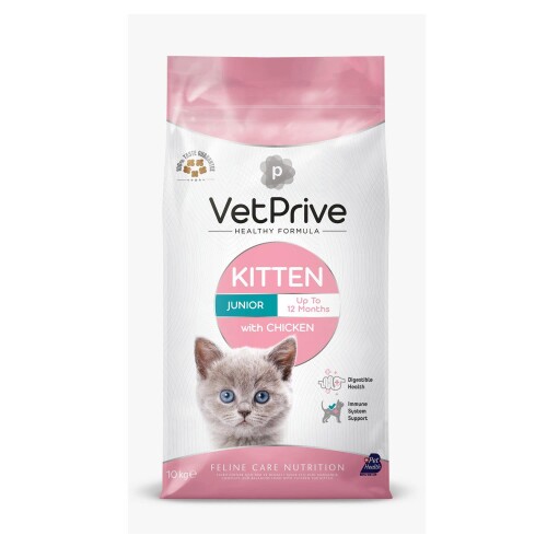 Vet Prive Kitten Tavuklu Yavru Kedi Maması 10 kg - 1