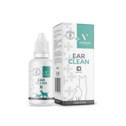 VetDeluxe Ear Clean Kedi ve Köpekler için Kulak Temizleme Solüsyonu 50 Ml - 1