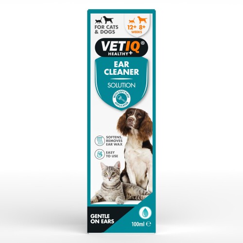 Vet iQ Ear Cleaner Kedi & Köpek İçin Kulak Temizleme Solüsyonu 100 ml - 1