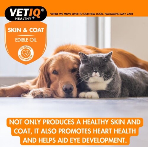 Vet IQ Kedi ve Köpek İçin Deri ve Tüy Besleyici Omega Katkılı Vitamin 250 ml - 5