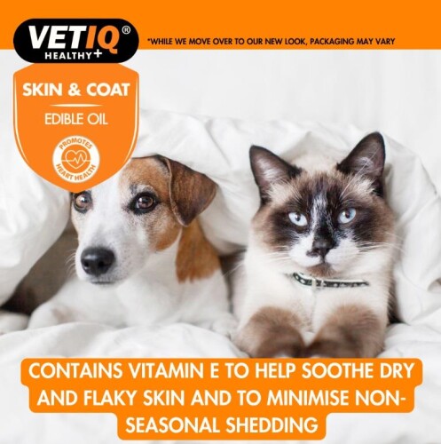 Vet IQ Kedi ve Köpek İçin Deri ve Tüy Besleyici Omega Katkılı Vitamin 250 ml - 4