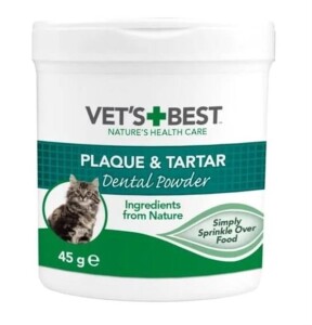 Vet's Best Kediler İçin Plak ve Tartar Ağız Bakım Tozu 45 gr - Vet's Best