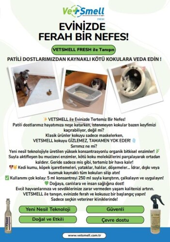 Vetsmell Konsantre Organik Kötü Koku Giderici 250 ml - 2