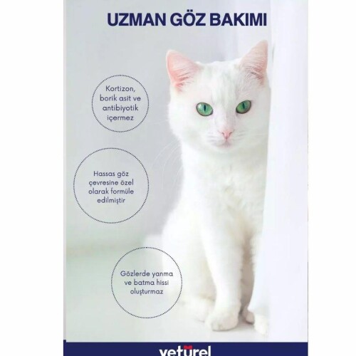 Veturel Kedi ve Köpekler İçin Ağız Göz ve Kulak Bakım Spreyi Başlangıç Seti 3x100 Ml - 6
