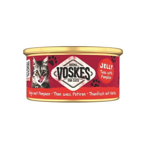 Voskes Jelly Ton Balığı ve Balkabaklı Yetişkin Kedi Konservesi 85 gr - 1