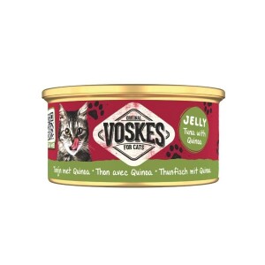 Voskes Jelly Ton Balığı ve Kinoalı Yetişkin Kedi Konservesi 85 gr - Voskes