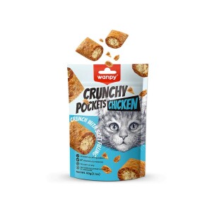 Wanpy Crunch Tavuklu Kedi Ödül Maması 60 Gr - Wanpy
