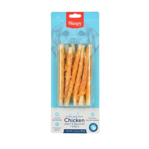 Wanpy Deri Üzerine Tavuk Sarılı Köpek Ödülü 85 gr - Wanpy