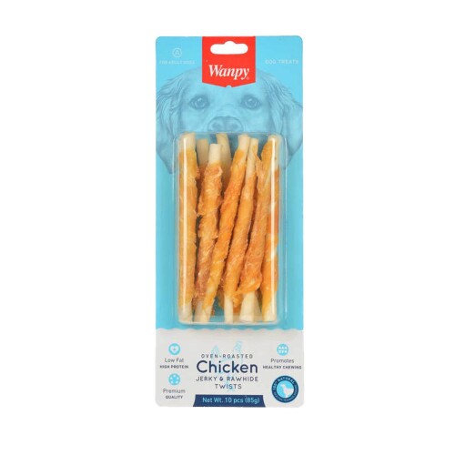 Wanpy Deri Üzerine Tavuk Sarılı Köpek Ödülü 85 gr - 1