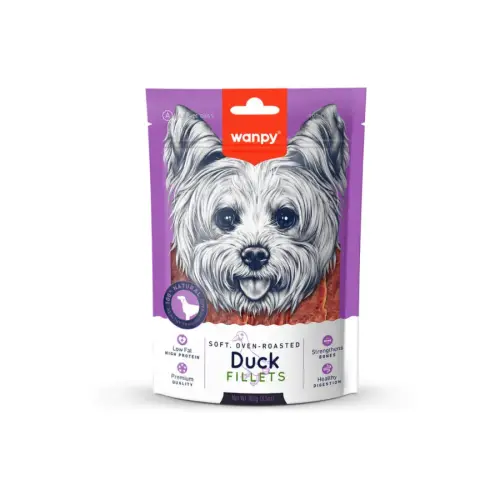 Wanpy Gerçek Ördek Fileto Köpek Ödülü 100 gr - 1