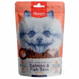 Wanpy Gerçek Somon Dilimleri Köpek Ödülü 100 gr - Wanpy