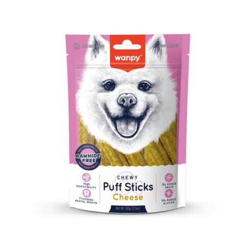 Wanpy Tahılsız Peynirli Köpek Çiğneme Ödülü 100 Gr - 1
