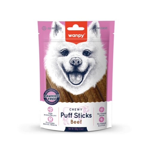 Wanpy Tahılsız Sığır Etli Köpek Çiğneme Ödülü 100 Gr - 1