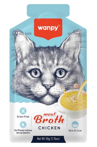 Wanpy Tavuk Etli Kedi Çorbası 50 gr - 1