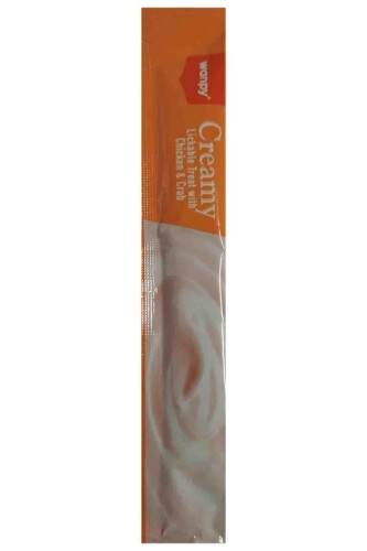 Wanpy Tavuklu & Yengeçli Sıvı Krema Kedi Ödülü 14 gr - 1