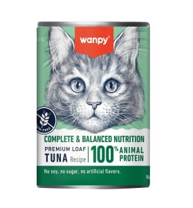 Wanpy Ton Balıklı Tahılsız Yetişkin Kedi Konservesi 375 gr - Wanpy