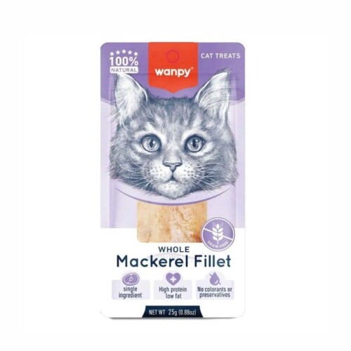 Wanpy Uskumru Fileto Kedi Ödül Maması 25 gr - 1