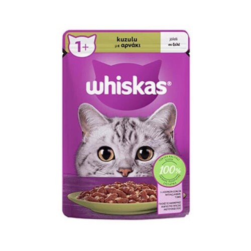 Whiskas Pouch Kuzulu Yetişkin Kedi Konservesi 85 gr - 1