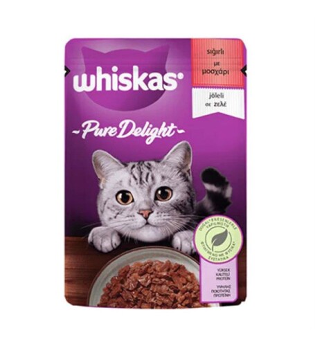 Whiskas Pouch Tastymix Sos İçinde Somonlu ve Havuçlu Yetişkin Kedi Konservesi 85 gr - 1