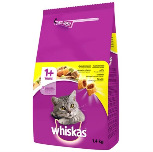 Whiskas Tavuklu Yetişkin Kedi Maması 1,4 kg - 1