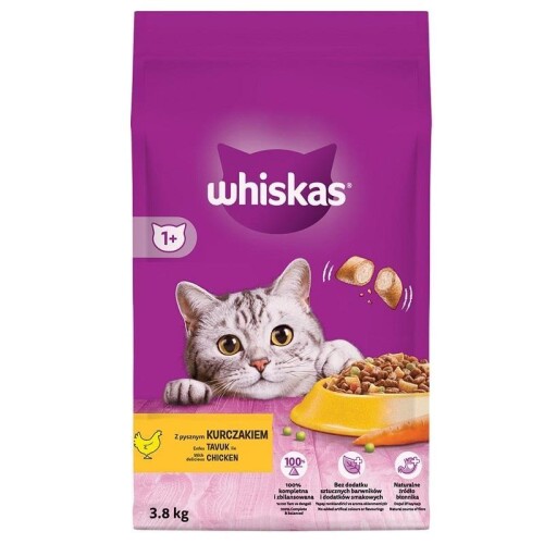Whiskas Tavuklu Kuru Kedi Maması 3,8 kg - 1
